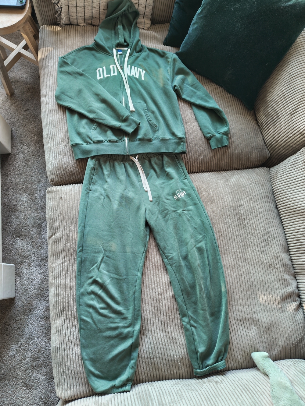 Old Navy Green Hoodie and Joggers Set